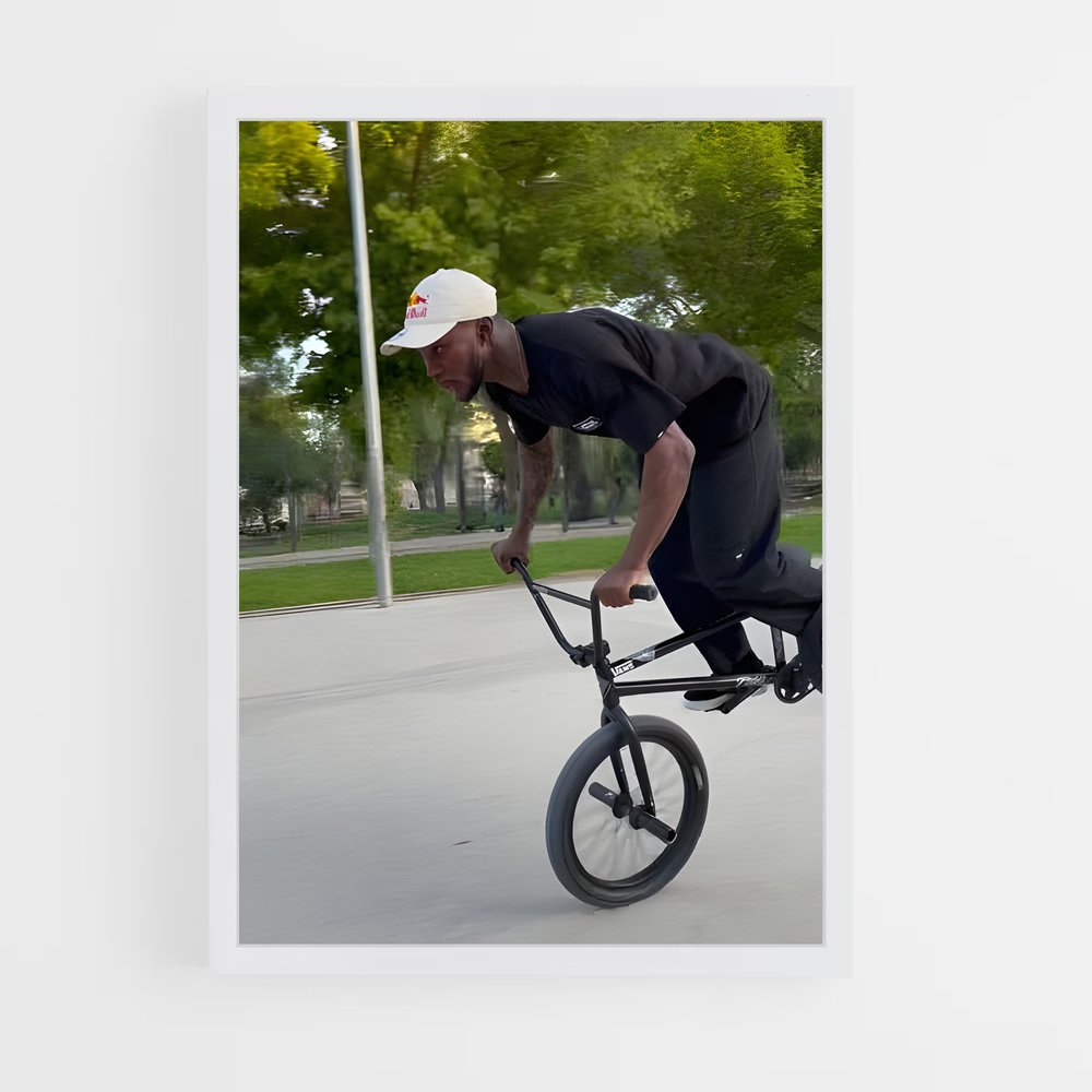 Poster Pédalons Vers l'Aventure – affiche BMX (vue 3)